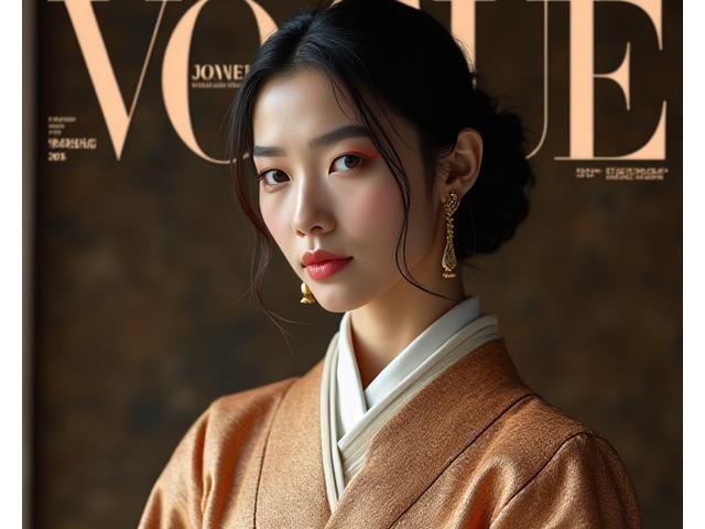 보그 코리아 잡지 커버 이미지 (나비 아티산 특집)